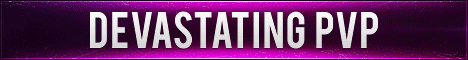 Devastating PvP banner Devastating PvP Minecraft server banner