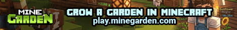 Minegarden.com banner Minegarden.com Minecraft server banner