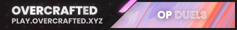 OverCrafted banner OverCrafted Minecraft server banner