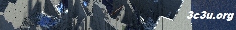 3C3U banner 3C3U Minecraft server banner