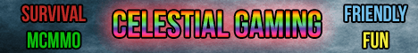 Celestial Gaming Revamped banner Celestial Gaming Revamped Minecraft server banner