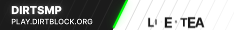 DirtSMP banner DirtSMP Minecraft server banner