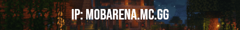 Mob Arena banner Mob Arena Minecraft server banner