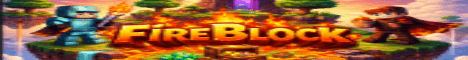 FireBlock banner FireBlock Minecraft server banner