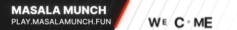 Masala Munch banner Masala Munch Minecraft server banner