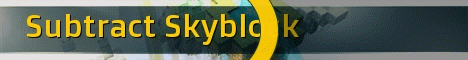 Subtract Towny banner Subtract Towny Minecraft server banner