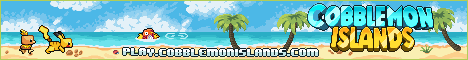 Cobblemon Islands banner Cobblemon Islands Minecraft server banner