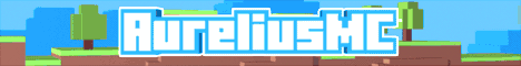 AureliusMC banner AureliusMC Minecraft server banner