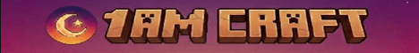 1AMCRAFT banner 1AMCRAFT Minecraft server banner
