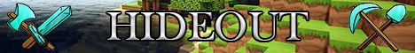 HideoutSMP banner HideoutSMP Minecraft server banner