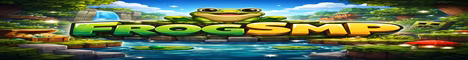 frogsmp banner frogsmp Minecraft server banner
