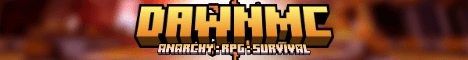 DawnMC banner DawnMC Minecraft server banner