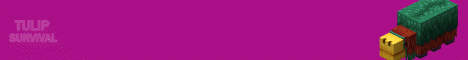 TulipSurvival banner TulipSurvival Minecraft server banner