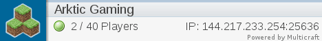 ArkticGaming banner ArkticGaming Minecraft server banner