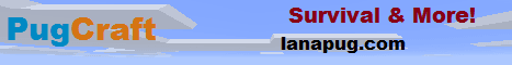 PugCraft banner PugCraft Minecraft server banner