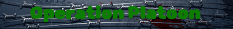 Operation Platoon banner Operation Platoon Minecraft server banner