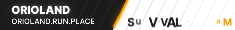 OrioLand banner OrioLand Minecraft server banner
