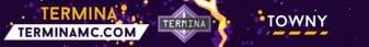 TerminaMC.com - Towny SMP banner TerminaMC.com - Towny SMP Minecraft server banner