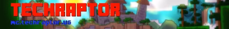 Techraptor banner Techraptor Minecraft server banner
