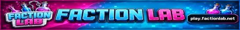 FactionLab banner FactionLab Minecraft server banner