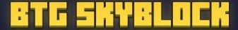 BTG SKYBLOCK banner BTG SKYBLOCK Minecraft server banner