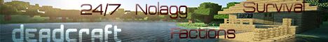 DeadCraft banner DeadCraft Minecraft server banner