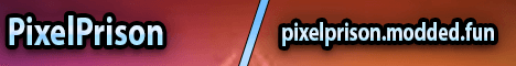 Pixel Prison banner Pixel Prison Minecraft server banner