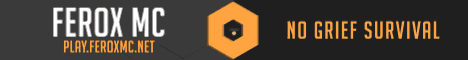 Ferox MC banner Ferox MC Minecraft server banner