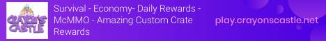 Crayons Castle banner Crayons Castle Minecraft server banner