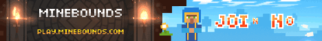 Minebounds banner Minebounds Minecraft server banner