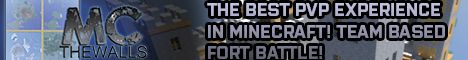 minecraft the Walls banner minecraft the Walls Minecraft server banner