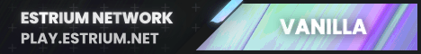 Estrium Network banner Estrium Network Minecraft server banner