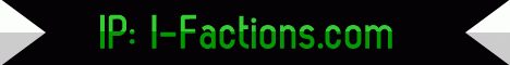 I-Factions banner I-Factions Minecraft server banner