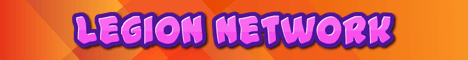 Legion Network banner Legion Network Minecraft server banner