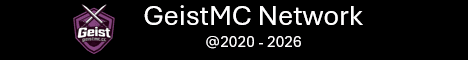 GeistMC banner GeistMC Minecraft server banner