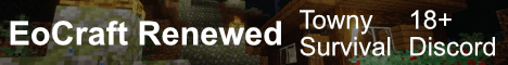 EoCraft Renewed banner EoCraft Renewed Minecraft server banner