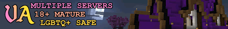 Vervains Arcadia LGBTQ banner Vervains Arcadia LGBTQ Minecraft server banner