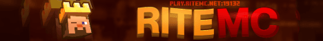 RiteMC banner RiteMC Minecraft server banner