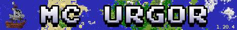 McUrgor banner McUrgor Minecraft server banner
