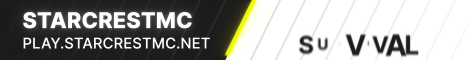 StarcrestMC banner StarcrestMC Minecraft server banner
