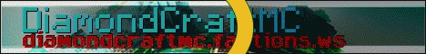 DiamondCraftMC banner DiamondCraftMC Minecraft server banner