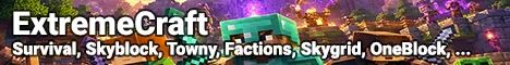 ExtremeCraft banner ExtremeCraft Minecraft server banner