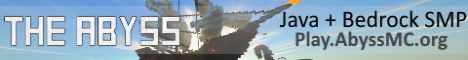 Abyss SMP banner Abyss SMP Minecraft server banner