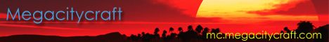 MegaCityCraft banner MegaCityCraft Minecraft server banner