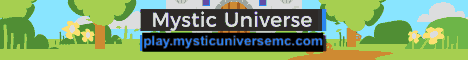 Mystic Universe banner Mystic Universe Minecraft server banner