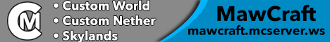 MawCraft banner MawCraft Minecraft server banner