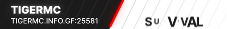 TigerMC banner TigerMC Minecraft server banner