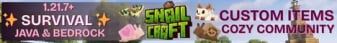 SnailCraft banner SnailCraft Minecraft server banner
