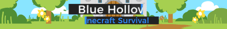 BlueHollow banner BlueHollow Minecraft server banner