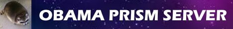 Obama Prism banner Obama Prism Minecraft server banner